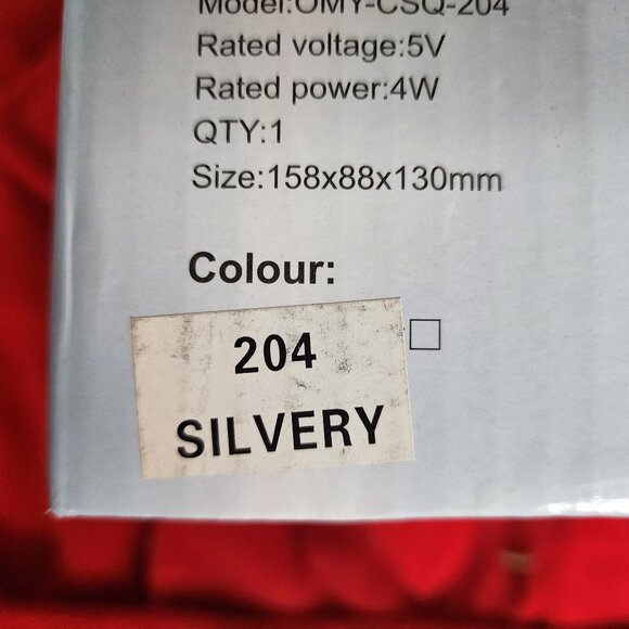 Silver Electric Auto Bottled Water 5V 4W Model OMY-CSQ-204 USB Rechargeable Pump - Picture 9 of 16